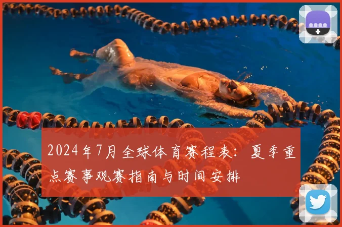 2024年7月全球体育赛程表：夏季重点赛事观赛指南与时间安排